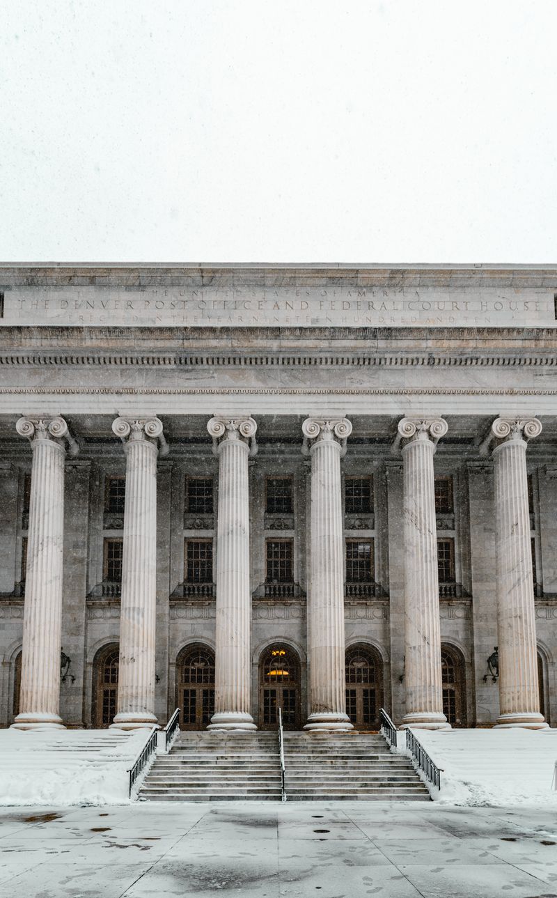 Federal courthouse facade